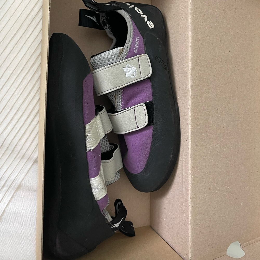 Evolv climbing shoes